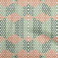 thumbnail image 1 of oneOone Cotton Poplin Orange Fabric Geometrical Sewing Craft Projects Fabric Prints By Yard 56 Inch Wide, 1 of 4