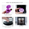 thumbnail image 4 of Reusable K Cups for Keurig Supreme Multistream Series-4 Packs Universal compatible with Keurig Reusable Coffee Pods-Leakproof Refillable K Cups for All Keurig 2.0 & 1.0 Brewers, 4 of 5
