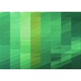 thumbnail image 1 of Ahgly Company Machine Washable Indoor Rectangle Transitional Neon Green Area Rugs, 4' x 6', 1 of 7