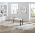 thumbnail image 1 of Mainstays White 4-Foot Adjustable Height Folding Plastic Table, Easy Fold, Indoor-Outdoor, Built-in Carry Handle, 1 of 14