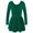 Dark Green, variant on Wdgfv Girls Long Sleeve Ballet Leotards with Shinny Skirts Criss-Cross Back Dance Dresses Dark Green 7-8 Years