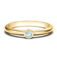 thumbnail image 1 of Classic Bezel Set Birthstone Ring - Blue Topaz (December), 1 of 4