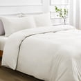 thumbnail image 4 of Duvet Cover Queen -Piece Prewashed Ultra Soft Queen Bedding Set - Features Zipper Closure and Corner Ties Includes Duvet Cover x Pillowcases No Comforter, 4 of 7