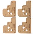 thumbnail image 4 of 4Pcs Acrylic Template, Leather Craft Template, Kraft Paper Strong DIY Leather Craft Cutting Leather For Craft DIY, 4 of 8