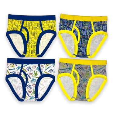 Pokemon Boy's briefs. These boys underwear come in a pack of 4 and have and elastique band at the waist and around the leg and