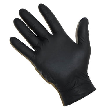 54739 - GLOVES NITRILE BLACK LARGE DISPOSABLE 9 MIL THICKNESS (50 pcs/pkg)