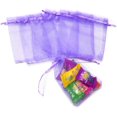 thumbnail image 4 of ORUYROP 100pcs Drawstring Organza Jewelry Candy Pouch Party Wedding Favor Gift Bags (3x4, Light Purple), 4 of 7