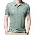 thumbnail image 3 of lionlar T-Shirt pour Homme Marche Léger Randonnée Séchage Rapide Chandails Graphiques 3TG Vert, 3 of 9