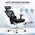 thumbnail image 1 of EDTara Mesh Ergonomic Office Chair, High-Back Swivel Design With Adjustable Lumbar Support, 3d Armrests and Reclining Back, 1 of 8
