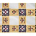 thumbnail image 4 of oneOone Cotton Flex Fabric Check Ikat Print Fabric BTY 40 Inch Wide, 4 of 4