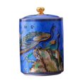 thumbnail image 4 of Tea Storage Bottle Jar Ceramic Food Storage Elegant Rich Colors Cereal Container Blue, 4 of 9