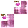 thumbnail image 4 of QualitChoice 100 Square Aluminum Foil Wrappers for Chocolate Sweets Candy Confectionery pink 2Set, 4 of 6