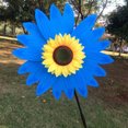 thumbnail image 1 of RKSTN hedge hedge 36CM Plastic Sunflower Sunflower Windmill Blue, 1 of 1