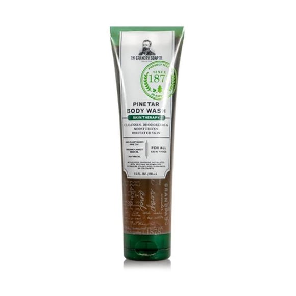 The Grandpa Soap 250713 9.5 oz Pine Tar Body Wash - 6 Per Case