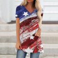 thumbnail image 2 of Birdeem Chemises Imprimées Mode Décontractée pour Femmes Manches Courtes Tee-Shirt Ample Tunique Blouse, 2 of 6