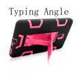 thumbnail image 4 of Mignova for Galaxy Tab A 8.0 SM-T380 Case.Hybrid Shockproof Rugged Anti-Impact Drop Protection Cover Built-In Kickstand For Samsung Galaxy Tab A 8.0 2017 SM-T380 T385(Black/Pink), 4 of 8