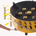 thumbnail image 3 of Brûleur à Gaz de Camping 20000W à 7 Cœurs, Puissance de Feu Forte, Cuisinière à Cassette Portable pour l'Extérieur, Haute Puissance pour BBQ, Camping, Randonnée, Pêche 20000W Jaune, 3 of 6