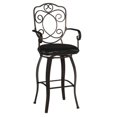 thumbnail image 1 of Tabouret de bar à dos huppé Zina, 1 of 5
