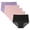 Purple, variant on Sentmoon 5 PCS Lace Underwear for Women High Waist Breathable No Show Bikini Bottoms for Women No Pinching Hip Lift Briefs for Leggings No Panty Lines XL