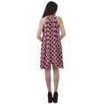 thumbnail image 4 of Moomaya Tunique Grande Taille à Col Licou en Rayonne Sans Manches Débardeur Mini Robe T-Shirt, 4 of 4