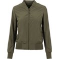 thumbnail image 1 of Build Your Brand Womens Nylon Bomber Jacket, 1 of 1