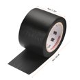 thumbnail image 2 of Uxcell 4cmx12m Non-Adhesive Protector Wrap Pipe Protective Tape Black 3Pack, 2 of 5