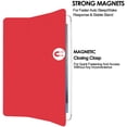 thumbnail image 2 of iPad Mini 7.9 Inch 5 Gen [ Mini 5th Generation 2019 ] A2133 A2124 A2126 MUXH2LL/A MUXF2LL/A MUXG2LL/A Trifold Slim Smart TPU Transparent Back Cover with Adjustable Stand Feature - Red, 2 of 6