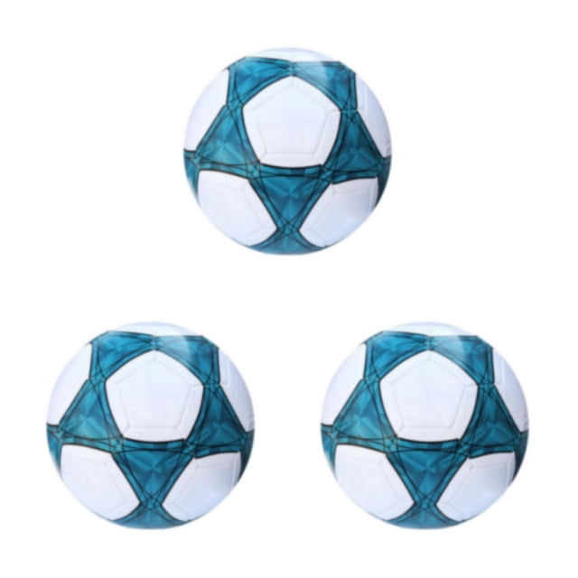 Ruiboury Outdoor Football Ball Crafted For Enhanced Performance And Longevity Machine Pentagram blue 5 3Set