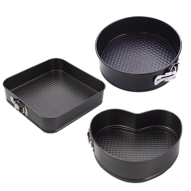 thinsony 3Pc Springform Pan set Nonstick Leakproof Cake Pan Bakeware Cheesecake Pan