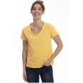 thumbnail image 1 of Sierra Socks T-Shirts à Col en V pour Femmes (m, Jaune Doux), 1 of 2
