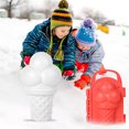 thumbnail image 3 of QIPOPIQ Ice Cream Snow Modeling DIY Outdoor Snow Play Children Outdoor Snow Play Toys Ice Cream Pattern Snowman, 3 of 8