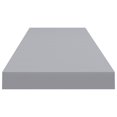 thumbnail image 2 of vidaXL Floating Wall Shelves 2 pcs Grey 90x23.5x3.8 cm MDF, 2 of 4