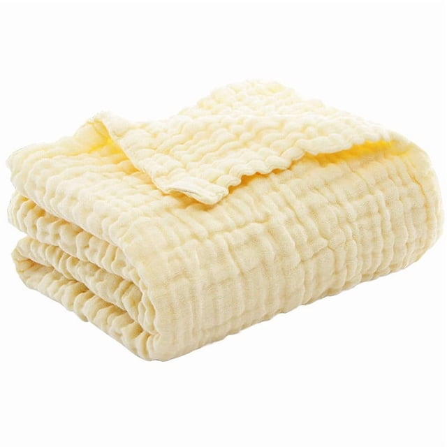 EGNMCR Couverture Jetée, Couverture Jetée pour Canapé Couverture en Mousseline Couverture en Mousseline Adulte Été Douce Couverture en Mousseline la Couverture