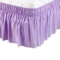 thumbnail image 1 of Unique Bargains Polyester Bed Skirt Elastic Wrap Around Dust Ruffle 15' Drop, 1 of 9
