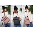 thumbnail image 4 of Lady Backpack Large Capacity Fashion School Bookbag Shoulder Bag with Clutch Bag, 4 of 8