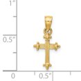 thumbnail image 2 of Petit Charme Croix en Or Jaune 14K, 2 of 2