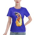 thumbnail image 1 of T-Shirt Basique à Manches Courtes pour Femmes Dragon Ball Wukong, 1 of 6