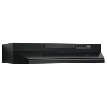 Broan-NuTone Hotte de Cuisinière Convertible sous Armoire, 30 Pouces, 230 CFM Max, Noir