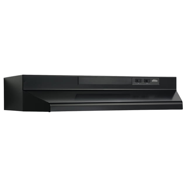 Broan-NuTone Convertible Under-Cabinet Range Hood, 30 Inch, 230 Max CFM, Black