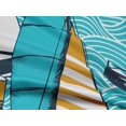 thumbnail image 5 of oneOone Rayon Turquoise Blue Fabric Nautical Sewing Material Print Fabric By The Yard 56 Inch Wide, 5 of 5