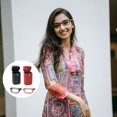 thumbnail image 4 of nipocaio 2 Pairs TR90 Blue Light Blocking Reading Glasses, Foldable Reading Glasses with Case, +200, 4 of 4