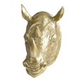 thumbnail image 2 of jifeng Décoration Murale Tête de Rhinocéros Décoration de Chambre Intérieure Cadeau Sculpture en Résine, 2 of 9