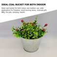thumbnail image 3 of UPGRATOR 3Pcs Metal Bucket for Ash Can in Round Shape 11.8x4.5in, 3 of 5