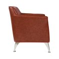 thumbnail image 4 of Topline Home Furnishings Brown Leather Accent Chair, 4 of 7
