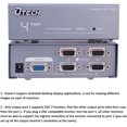thumbnail image 2 of Boîtier Répartiteur VGA Alimenté à 4 Ports 1 Entrée 4 Sorties Distribution Vidéo Duplicateur Haute Résolution 1080p 250 MHz pour 1 Pce, 2 of 5