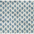 thumbnail image 5 of oneOone Cotton Poplin Twill Medium Blue Fabric Block Craft Projects Decor Fabric Printed By The Yard 56 Inch Wide, 5 of 5