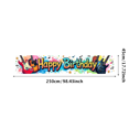 thumbnail image 3 of Musical Theme Happy Birthday Banner with Guitar and Notes Decorations Background Backdrop for Birthday Party Photography Props and Party Decor Supplies, 3 of 4