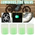 thumbnail image 2 of CEHVOM 4PCS Universel Nuit Lumineux Strass Roue Pneus Soupapes Bouchon Voiture Utilitaire Dégagement, 2 of 8