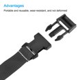 thumbnail image 3 of Unique Bargains Suitcase Belts with Quick Release Buckle Luggage Straps, Black, 3 of 5