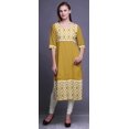 thumbnail image 2 of Bimba Robes Tuniques Droites Imprimées pour Femmes Vêtements Indiens Imprimés, 2 of 5